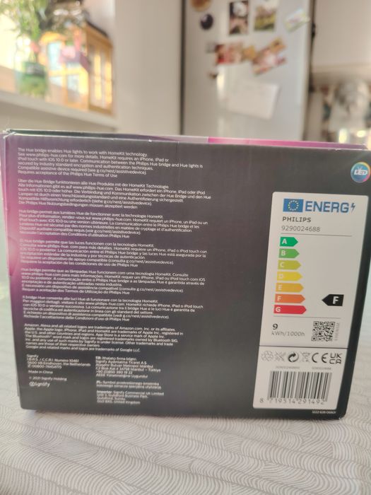 Nowy zestaw startowy Philips Hue Bridge pro plus 2x 1100LM e27 mostek