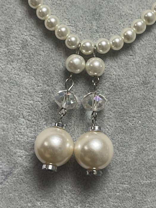 Stary Naszyjnik z Pereł z Prl