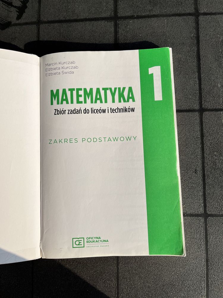 Matematyka 1 zbiór zadan dla techników i liceów