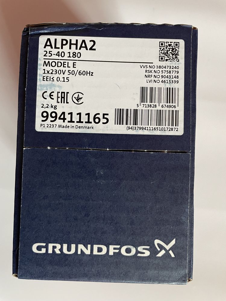 Grundfos Alpha 2