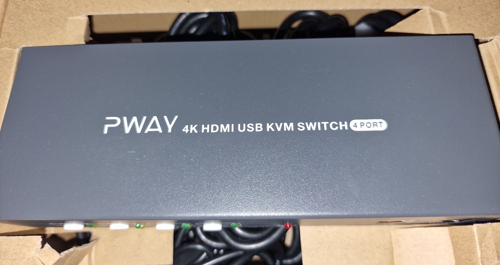 Przełącznik HDMI KVM switch 4K