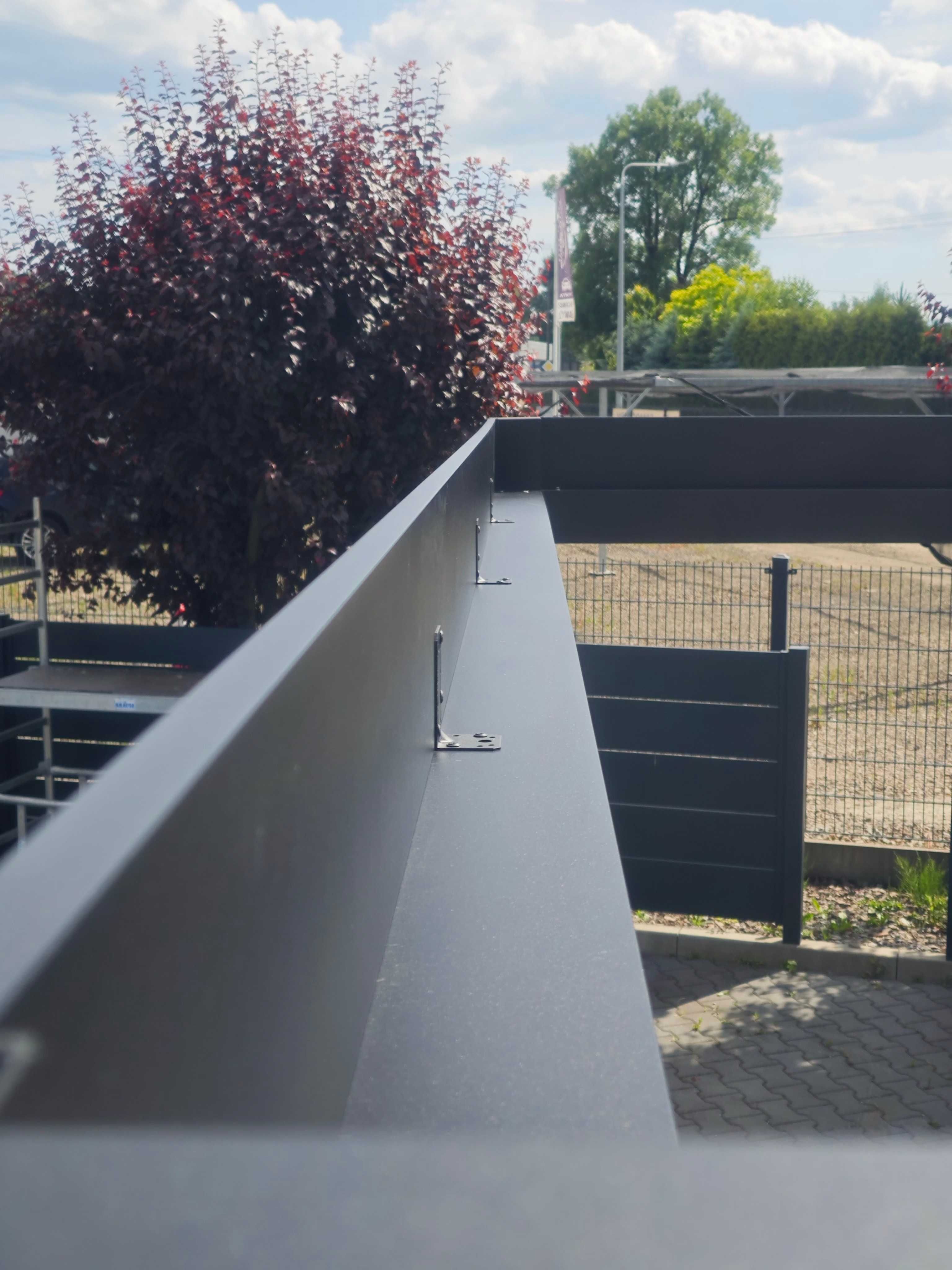 pergola ogrodowa konstrukcja aluminiowa masywna 5x4m, kolor RAL