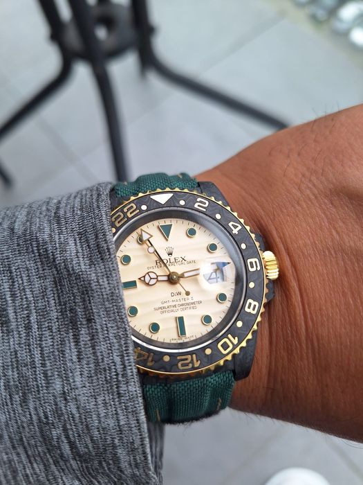 Rolex DiW GMT - Master II Carbon desert