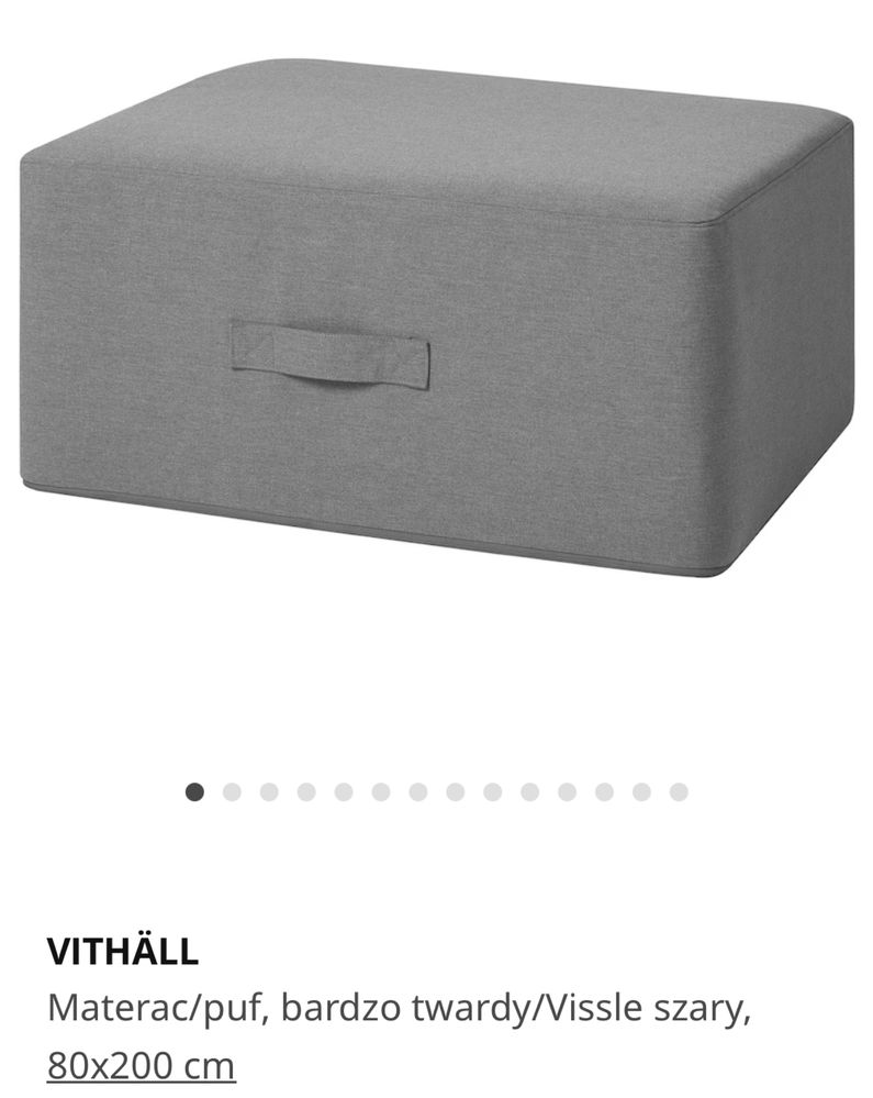 puf materac rozkładany 80 x 200 cmIKEA vithäll