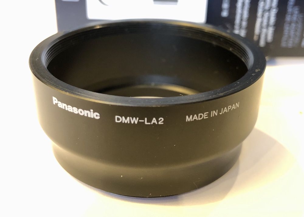 Panasonic Lumix DMW-LA2E tulejka -pierścień adaptacyjny 52.8/55