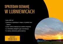 Działka w Lubniewicach