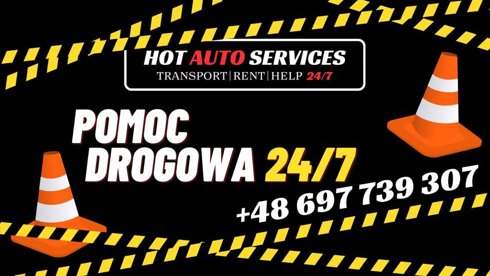 -> Transport Pojazdów Holowanie Przewóz Pomoc Drogowa 24/7 Niemcy