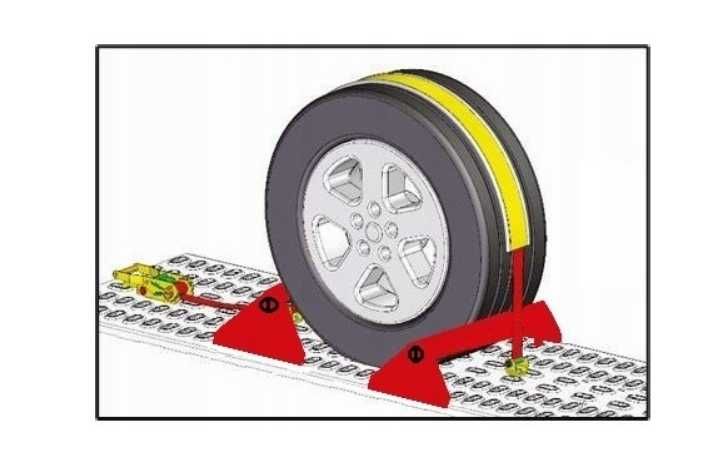 Uniwersalny Czerwony Stoper Pod Koło Pojazd do 4500dmc VDI 2700 8.1