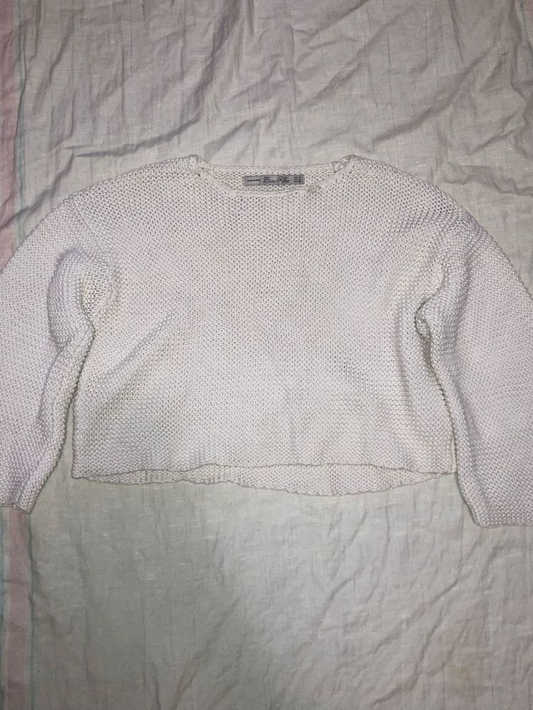 Светрик Zara knit білий