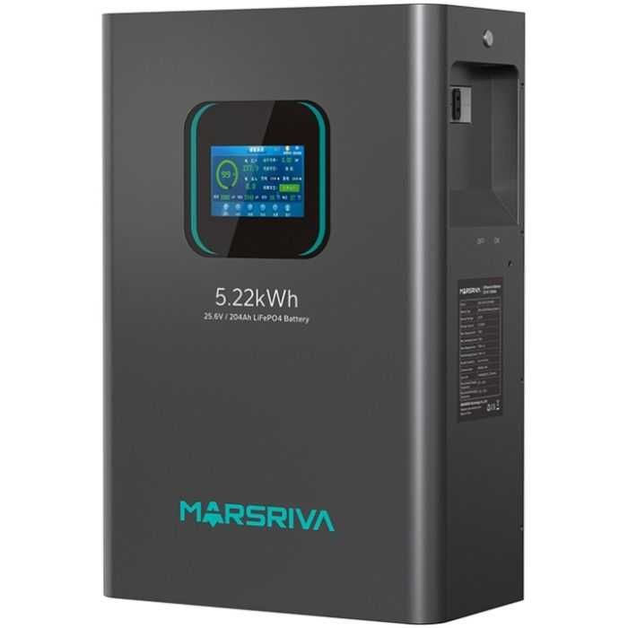 Акумуляторна батарея Marsriva LiFePO4, 25.6V/204Ah, 5.22KWH