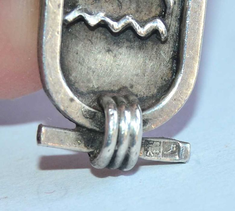 Pendente Antigo em prata do Egipto