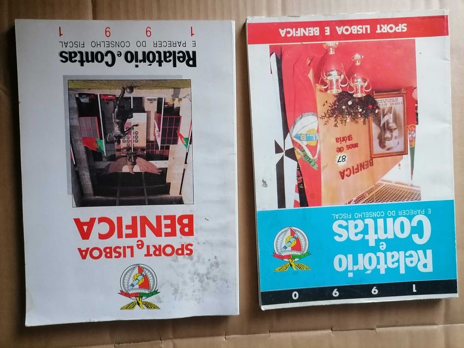 BENFICA Relatório e Contas 1990 e 1991