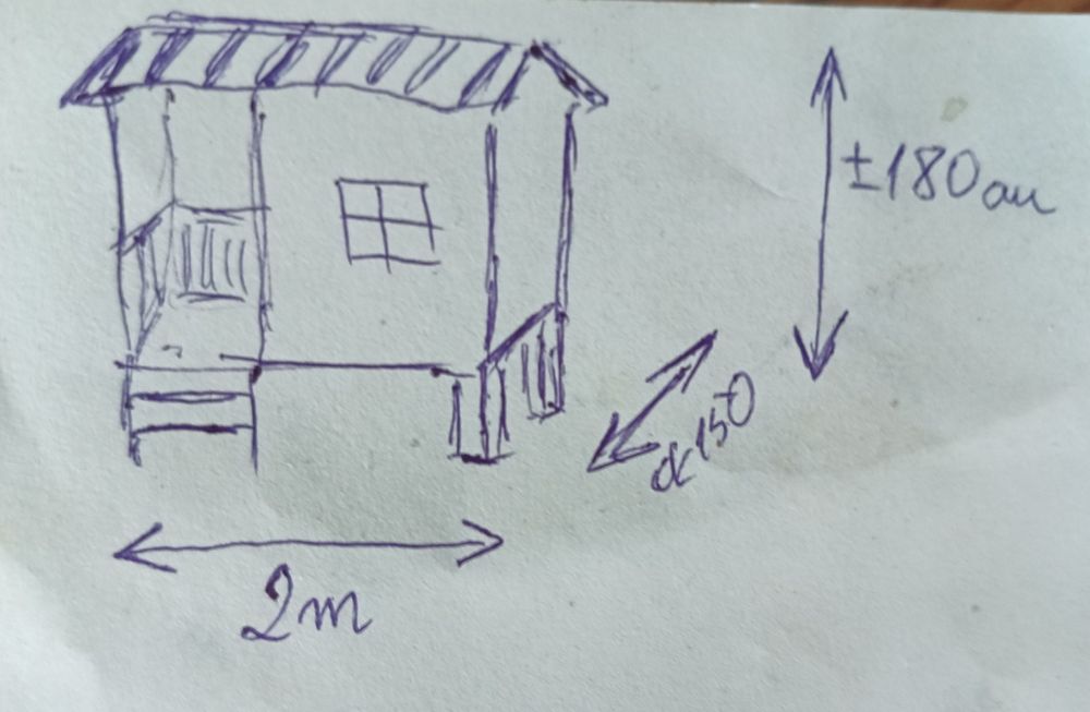 Domek drewniany dla dzieci huśtawka w zestawie