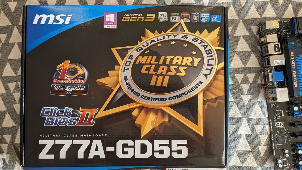 Материнская плата - Msi z77a-gd55 intel z77 lga 1155