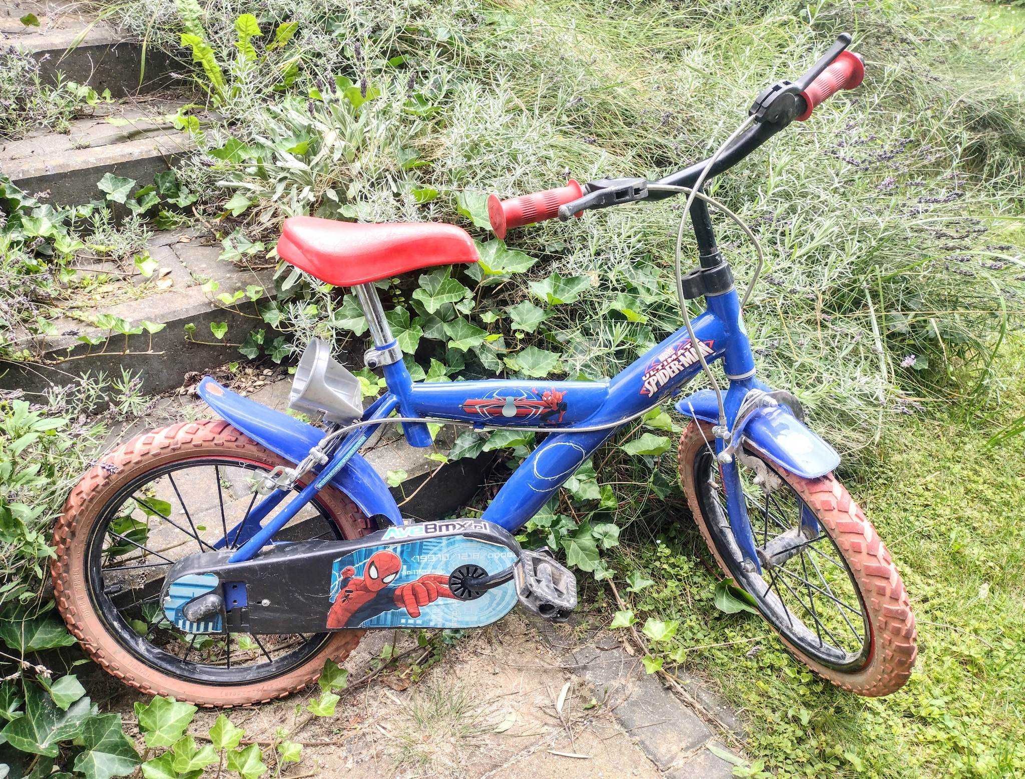 Rower BMX, spiderman, dla dziecka 6-9 lat