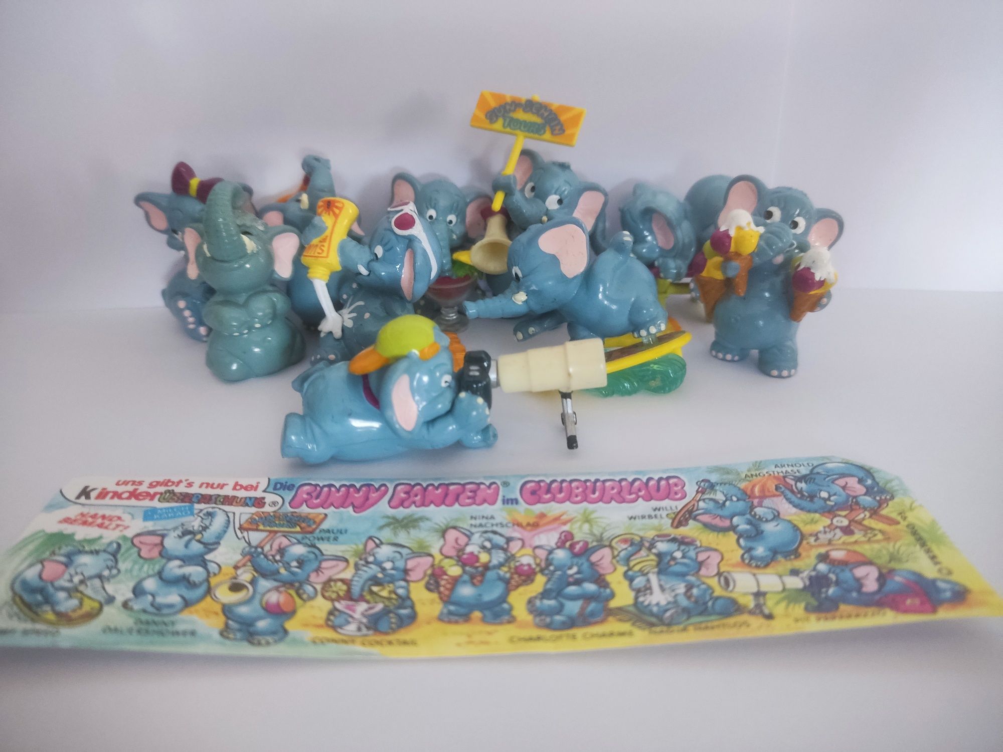 FERRERO Киндер сюрприз Серия Слоны на пляже / Funny Fanten, 1995 г