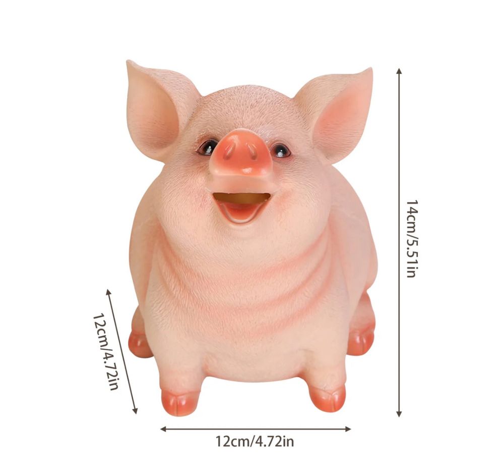 Skarbonka moneta świnka