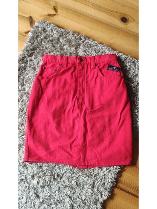 Czerwona spódnica vinatge