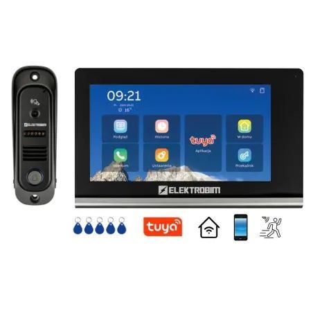 Wideodomofon z funkcją WiFi ELEKTROBIM ETV-02
