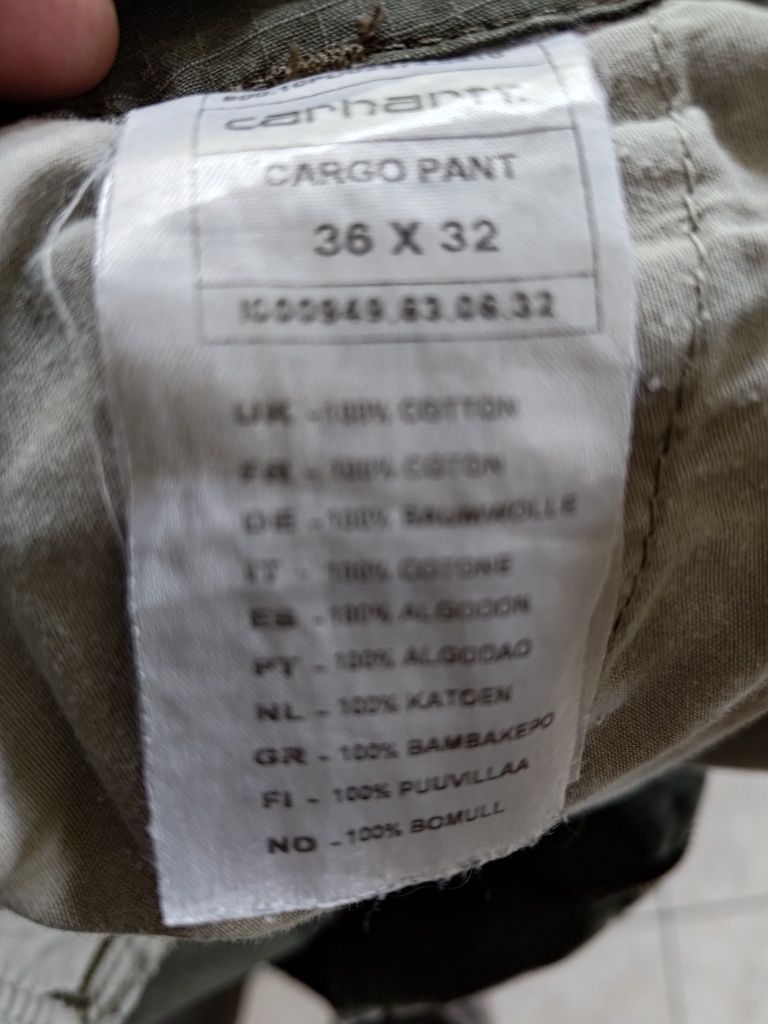 Bojówki Carhartt Cargo Pant 36x32