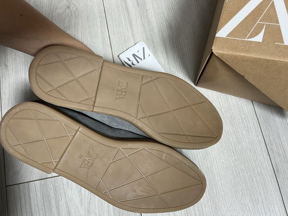 Mokasyny zara nowe skora 36