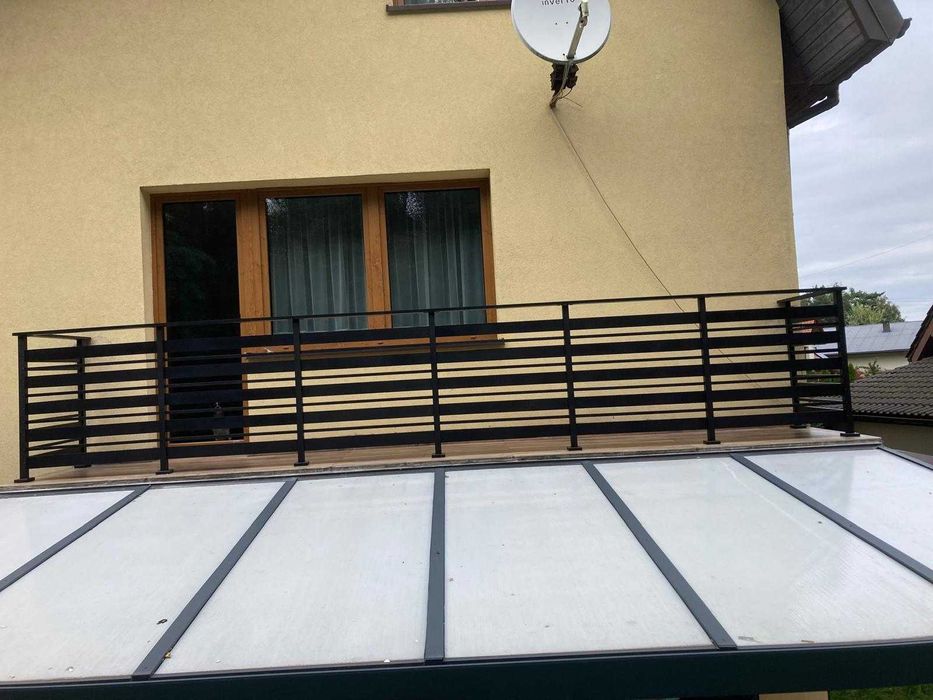 Balustrada balkonowa barierka balustrady balkonowe aluminiowa balkon