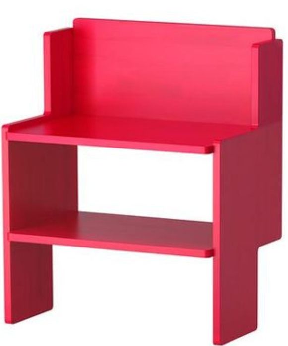 Estante cor, nova,  infantil, 50×33×200cm com 4 mod encaixados  vertic