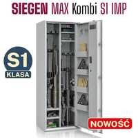 Szafa na broń SIEGEN MAX Kombi kl S1 12 szt. broni zamek elektroniczny