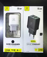 Carregador Fast Charging com 2 USB (5V / 2.4A)