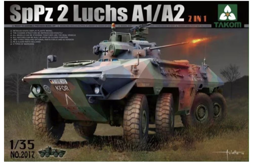 SpPz 2 Luchs A1/A2.  1/35 TAKOM 2017