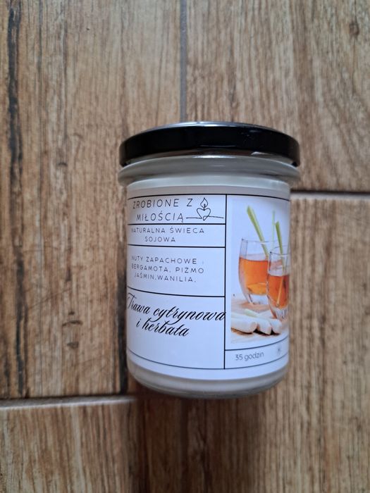 Świeczki sojowe 180 ml. 3 sztuki