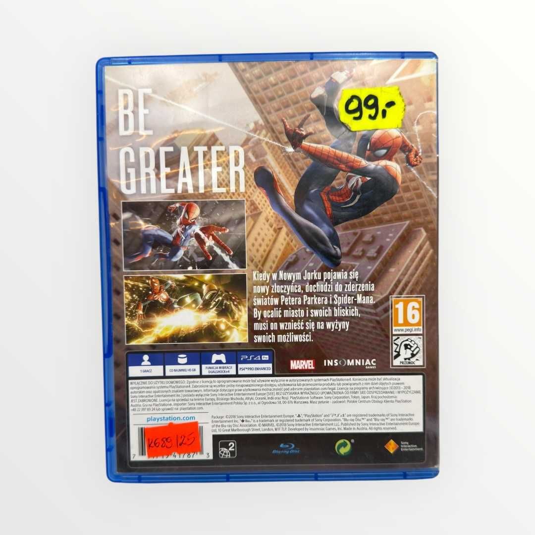 Gra PS4 Spider Man