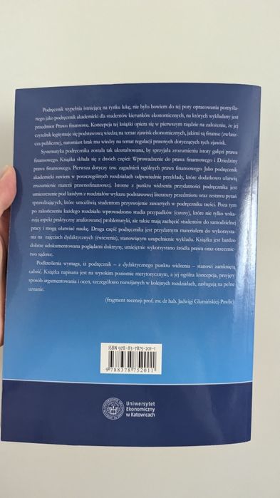 Podstawy prawa finansowego dla ekonomistów Ewa Janik