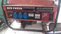 gerador de 5000 watts, trifásico, avariado