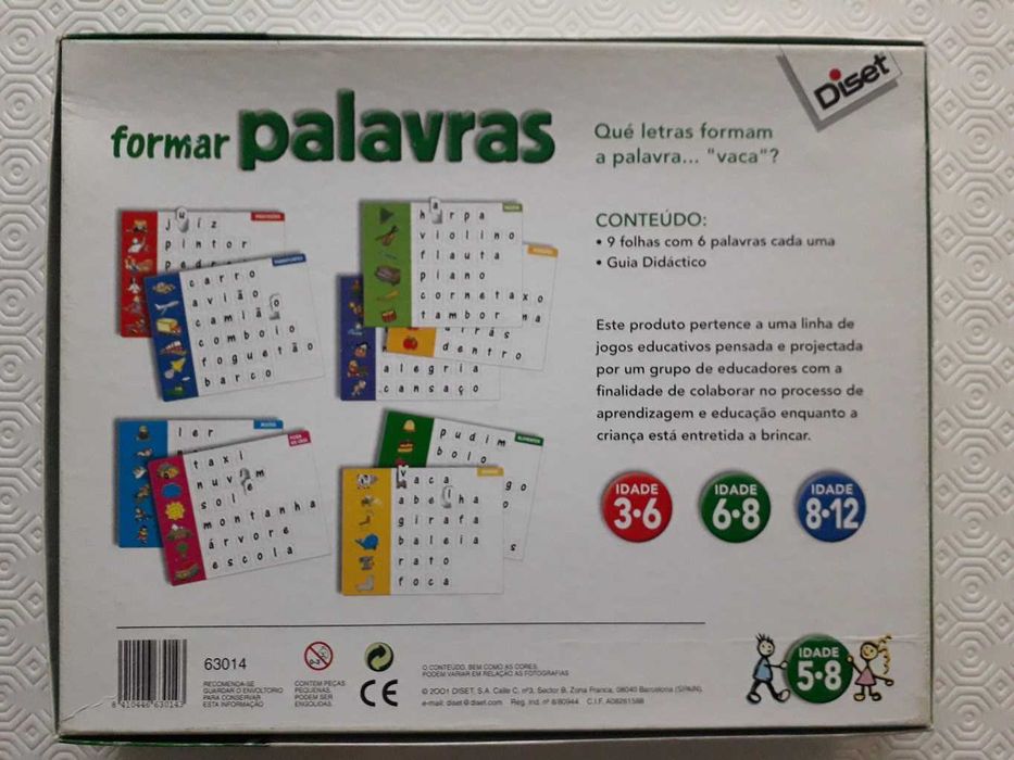 Jogo Formar Palavras