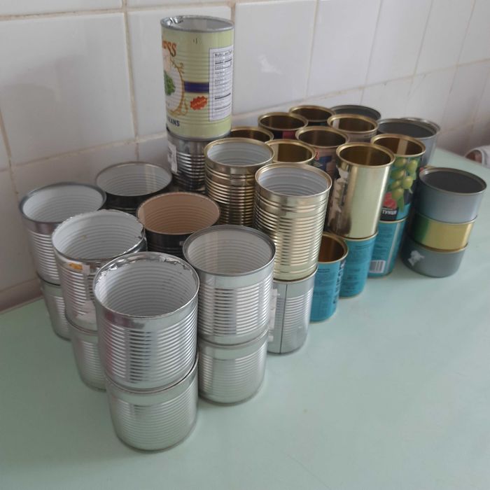Жестяні баночки БЕЗКОШТОВНО з під консервів САМОВИВІЗ