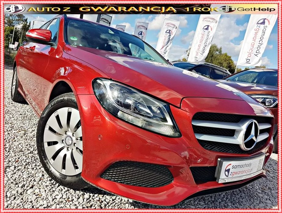 Mercedes-Benz Klasa C Piękny MERC C200d 136KM przeb 207tys SERWIS 1ROK GWARANCJI 100%BEZWYPA