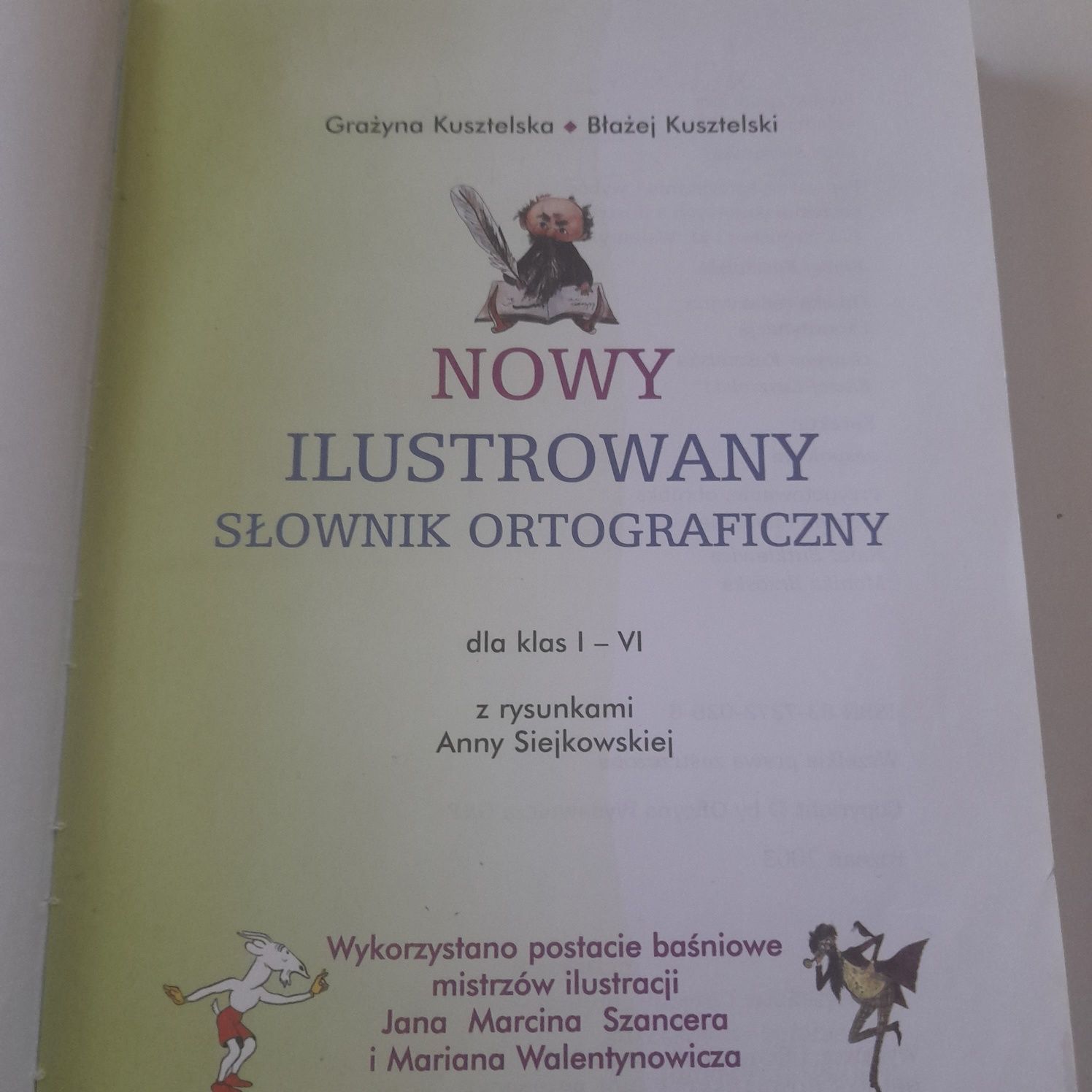 Słownik ortograficzny dla klas I-VI