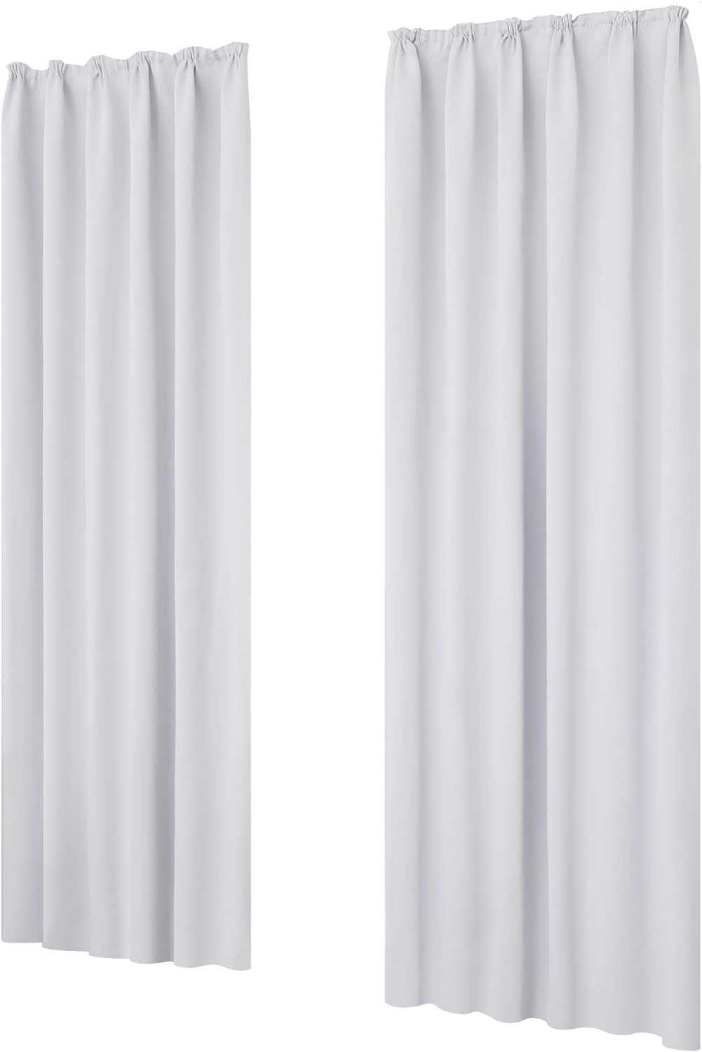 Nowa zasłona / kotara / zasłony / szara DECONOVO / 132x214cm 2szt!615!