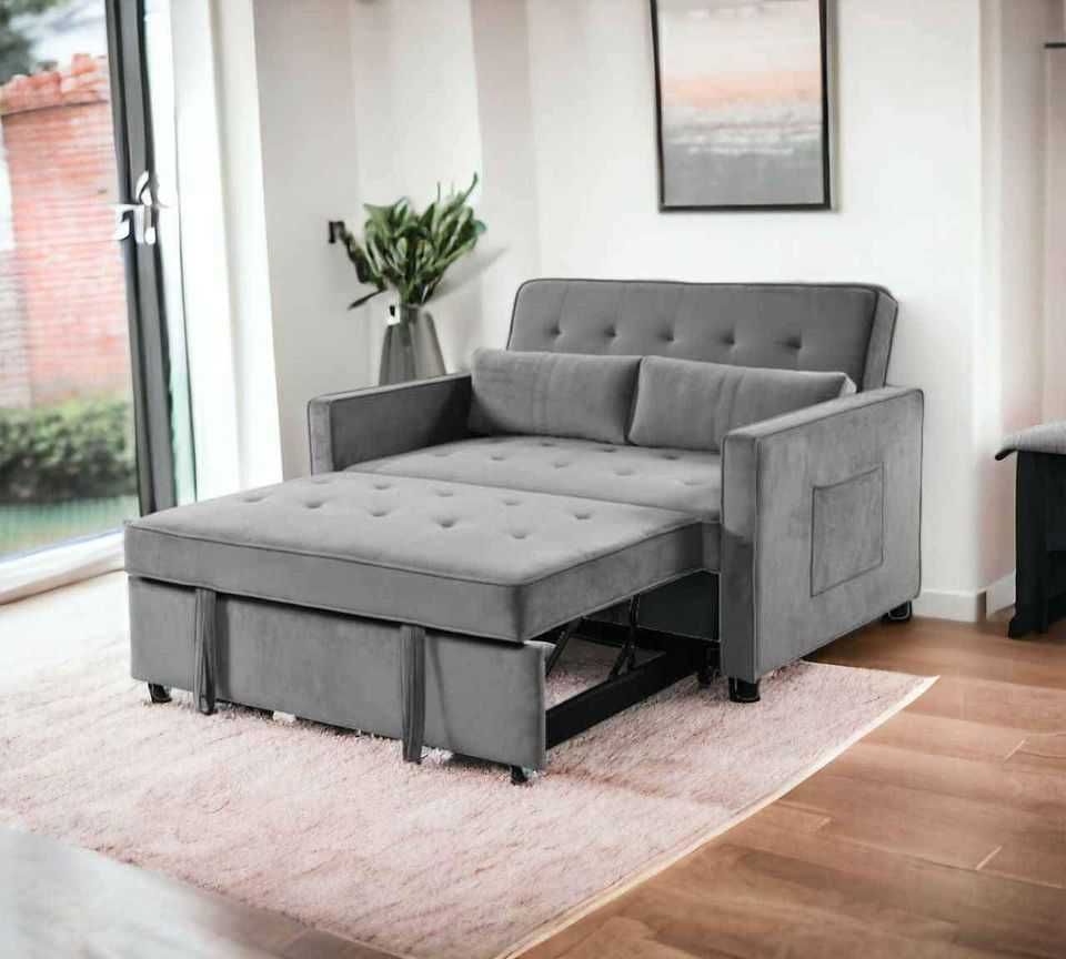 Sofa cama cinza novo