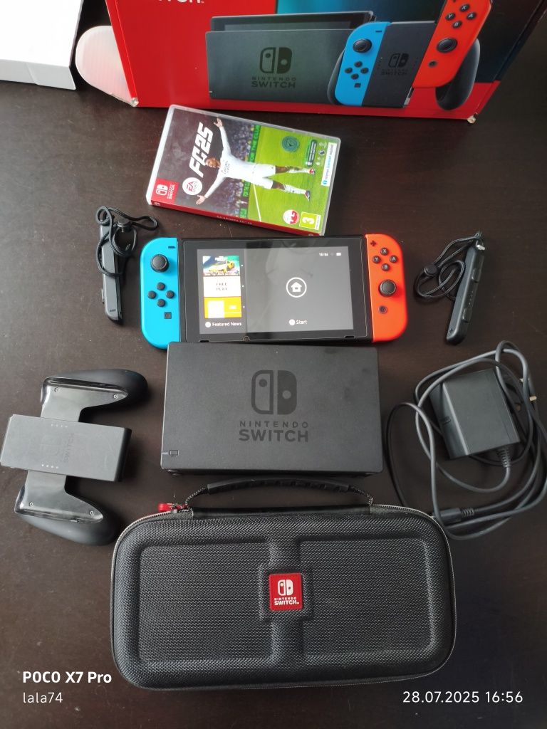 Nintendo switch v2+gra FC25