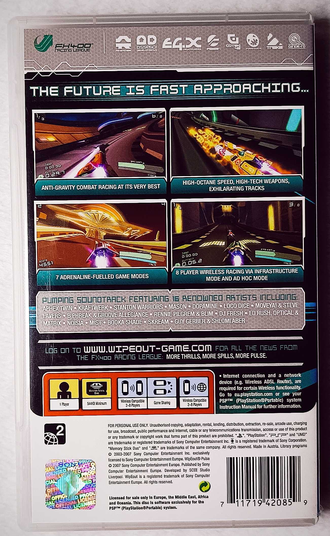 Wipeout Pulse PSP