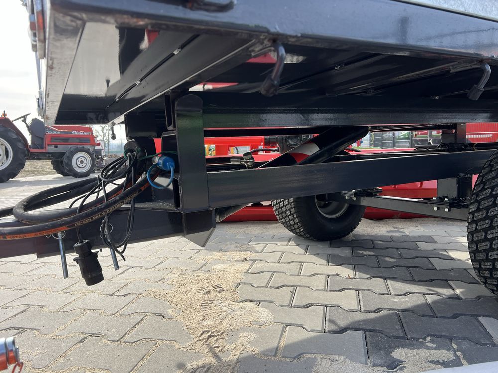 Przyczepka przyczepa 1.5t z kiprem mini traktor Kubota Iseki Yanmar