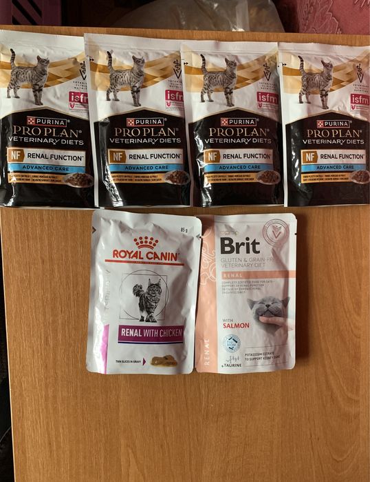 Корм для котів, для підтримки функції нирок