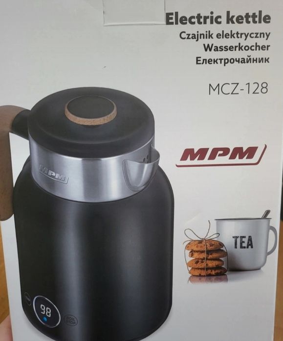 Czajnik bezprzewodowy mcz-128 czarny