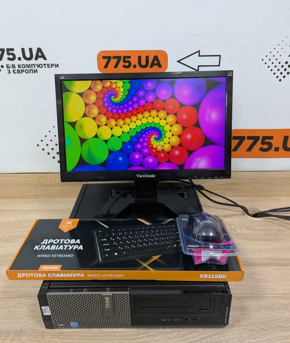 Комплект для офісу: ПК (i5-3470, 8, 120)+ Монітор HD+ Периферія