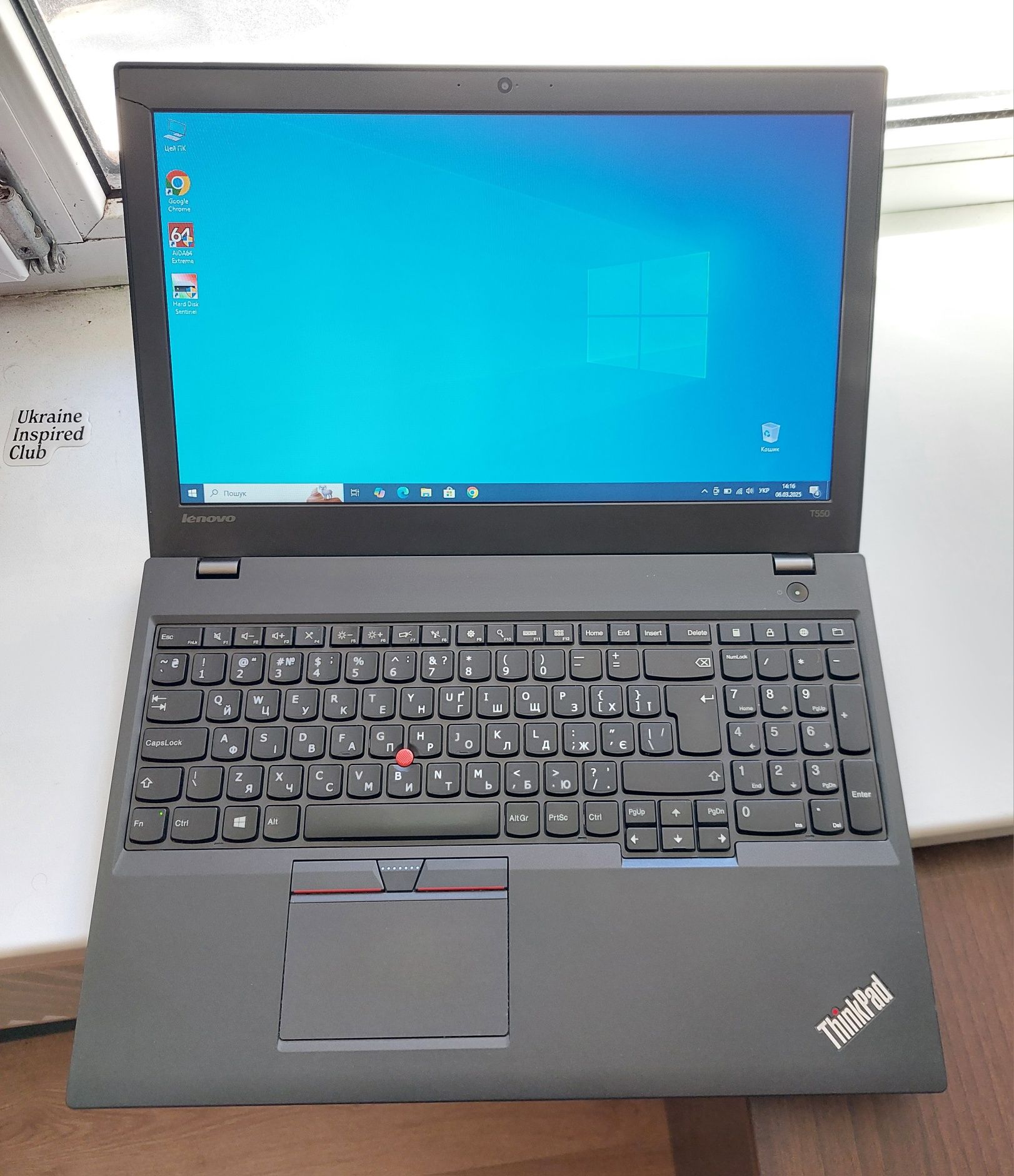 Ноутбук Lenovo 15.6/i5 5gen/8gb/ssd/акб 5.5 годин