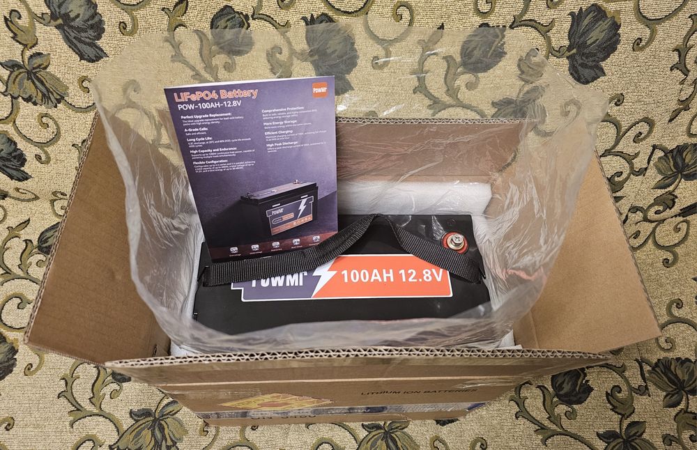 Аккумулятор Батарея PowMr 100Ah 12V  1280W LiFePo4