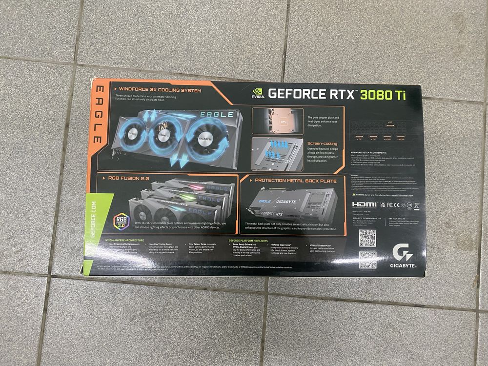 Geforce RTX 3080 TI Gigabyte EAGLE OC 12 GB