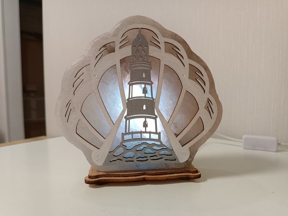 Соляний світильник Маяк